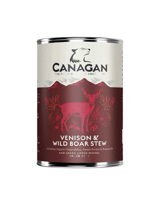 WET DOG FOOD VENISON & WILD BOAR STEW